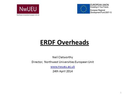 Director, Northwest Universities European Unit