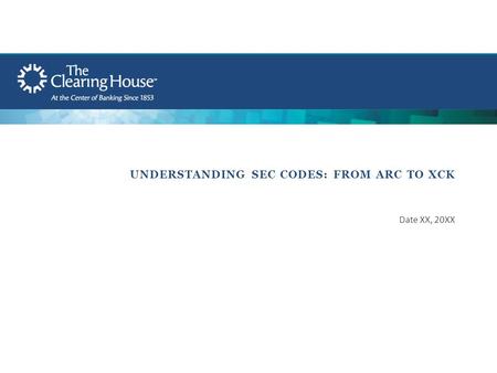 Understanding SEC Codes: From ARC to XCK