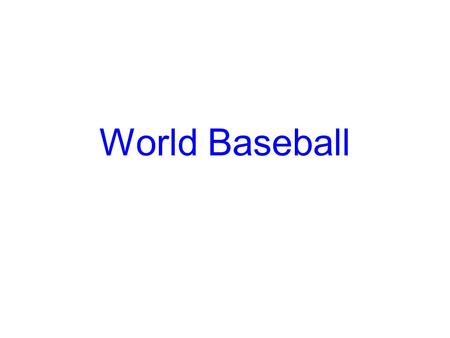World Baseball. Invention Of Baseball The first recorded contest of baseball took place in 1846. Alexander Cartwright and his Knickerbockers, a club of.