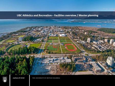 UBC Athletics and Recreation – Facilities overview / Master planning.