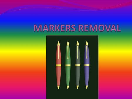 Question: HOW PERMANENT ARE PERMANENT MARKERS? Purpose The purpose of this investigation is to determine which solvents will remove permanent marker.
