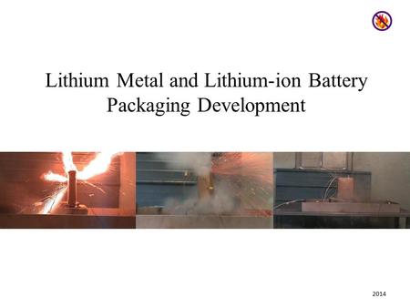 Lithium Metal and Lithium-ion Battery Packaging Development 2014.