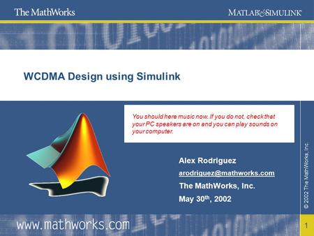 WCDMA Design using Simulink