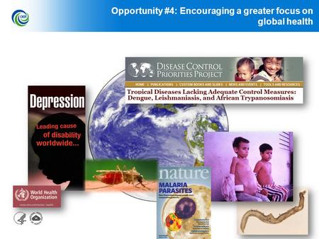 1 Opportunity #4: Encouraging a greater focus on global health.