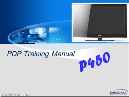 PDP Training Manual P450.