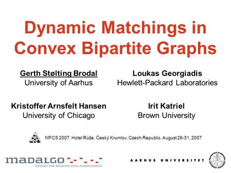 Dynamic Matchings in Convex Bipartite Graphs