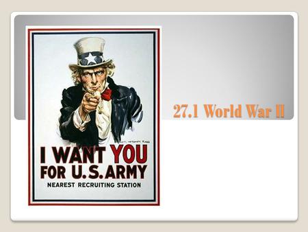 27.1 World War II.