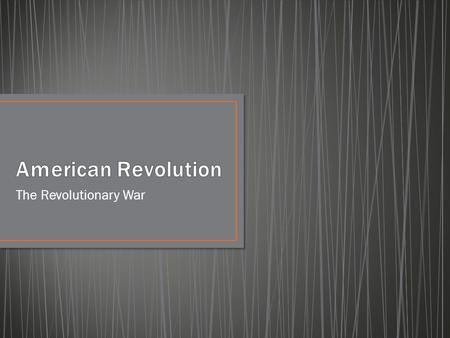 The Revolutionary War. Allegiance- loyalty Enlist- to join Grievance- a complaint Independence- the freedom to govern on one’s own Negotiate- to talk.