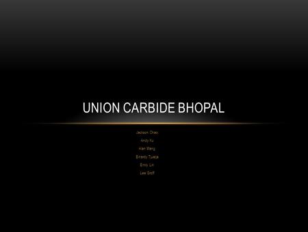 bhopal gas tragedy case study ppt download