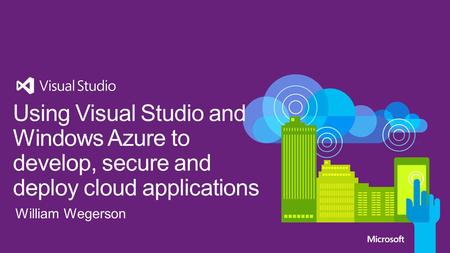 Introduction to the Cloud OS Windows Azure Overview Visual Studio Tooling for Windows Azure Scenarios: Dev/Test Web Mobile Hybrid.