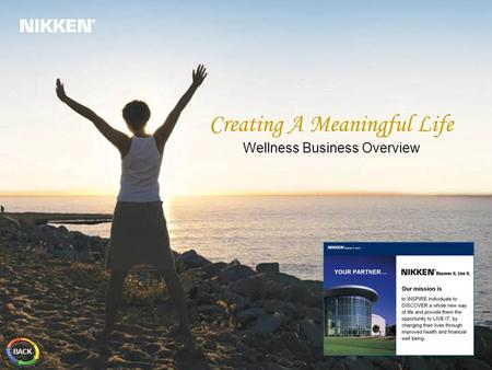 Creating A Meaningful Life Wellness Business Overview BACK.