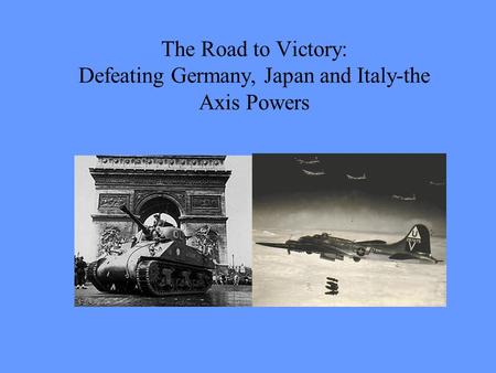 The Leaders of Germany and Japan: Hitler and Tojo