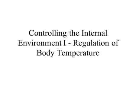 Keywords (reading p ) Temperature effects