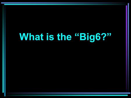 What is the “Big6?”. A PROBLEM SOLVING PROCESS WHAT KINDS OF PROBLEMS? Big6 can be used to solve any problem such as: –Buying a car –Making a banana.