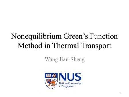 Nonequilibrium Green’s Function Method in Thermal Transport