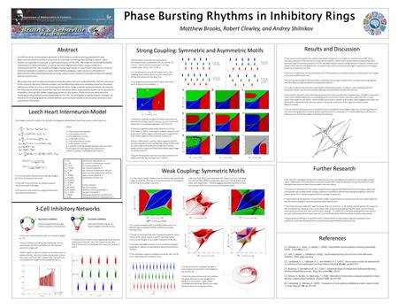 Phase Bursting Rhythms in Inhibitory Rings Matthew Brooks, Robert Clewley, and Andrey Shilnikov Abstract Leech Heart Interneuron Model 3-Cell Inhibitory.