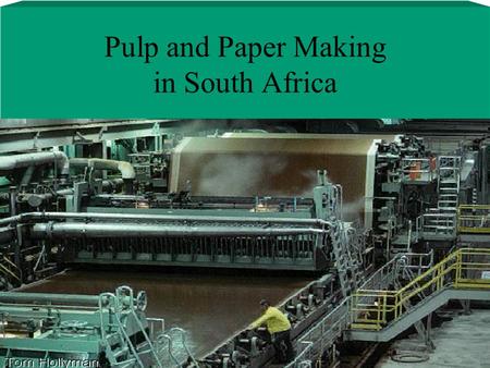 Pulp and Paper Making in South Africa