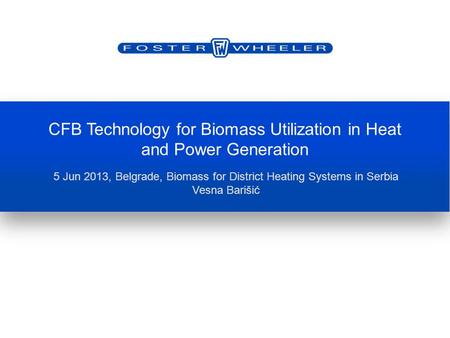 Presentation outline Biomass as Energy Source