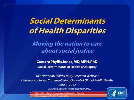 Camara Phyllis Jones, MD, MPH, PhD