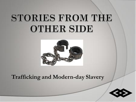 Trafficking and Modern-day Slavery. Human Trafficking  The recruitment, transportation, transfer, harboring, trading or receipt within and across national.