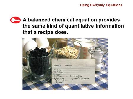 Using Everyday Equations