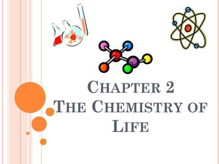 C HAPTER 2 T HE C HEMISTRY OF L IFE. Section 2-1 Atom: Smallest unit of matter; can’t be broken down by chemical means. Atom has 3 particles: electrons.