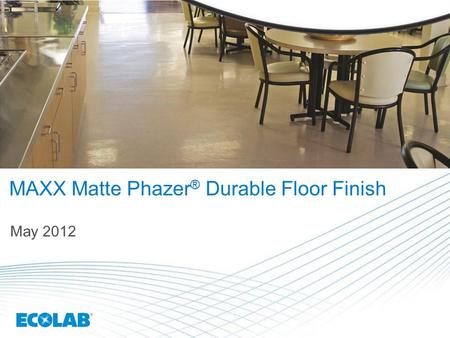 MAXX Matte Phazer® Durable Floor Finish