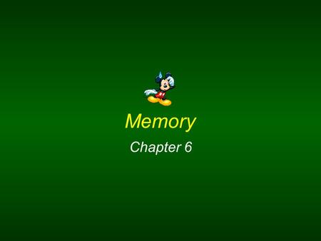 Memory Chapter 6.