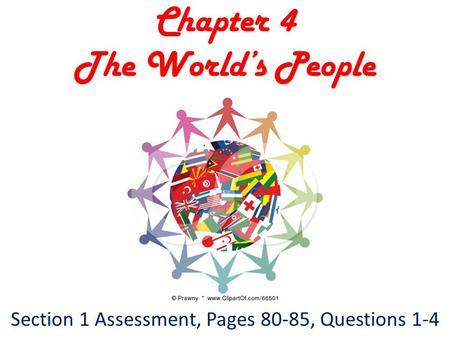 Chapter 4 The World’s People