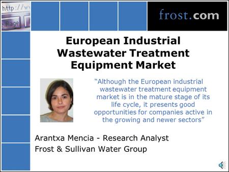 European Industrial Wastewater Treatment Equipment Market “Although the European industrial wastewater treatment equipment market is in the mature stage.