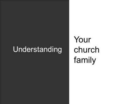Understanding Your church family. The local Seventh-day Adventist Church of which you are a member is unique in that it extends far beyond your local.
