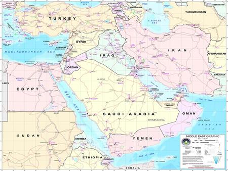 Background: Middle East Geographic position at the junction –Africa, Asia, and Europe.