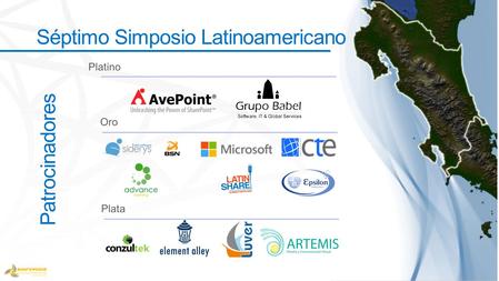 Patrocinadores Séptimo Simposio Latinoamericano. Ultimate SharePoint Best Practices Session.