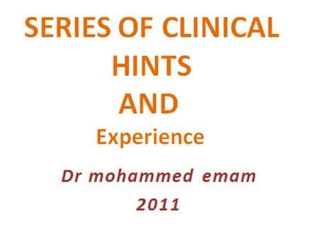 PORTAL VEIN THROMBOSIS; ANTICOAGULANT ?YES AND NO Dr. MOHAMMED EMAM Prof. tropical medicine and Hepatology ZAGAZIG UNIVERSITY 2011.