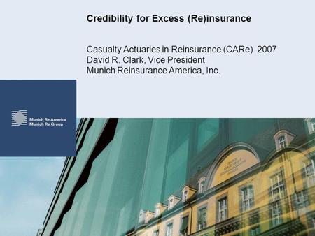 Credibility for Excess (Re)insurance