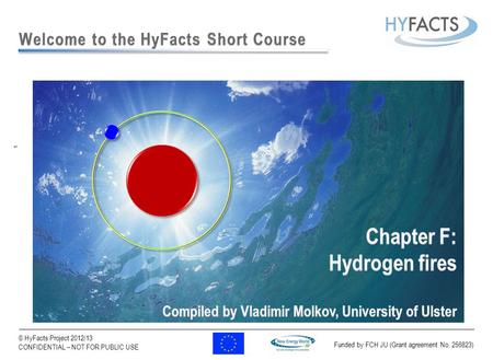 Funded by FCH JU (Grant agreement No. 256823) 1 © HyFacts Project 2012/13 CONFIDENTIAL – NOT FOR PUBLIC USE.