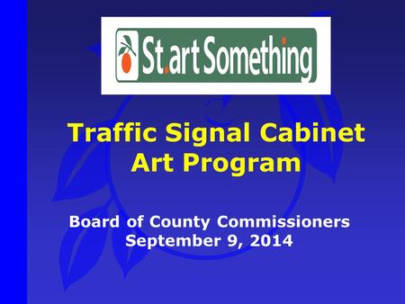 Traffic Signal Cabinet Board of County Commissioners