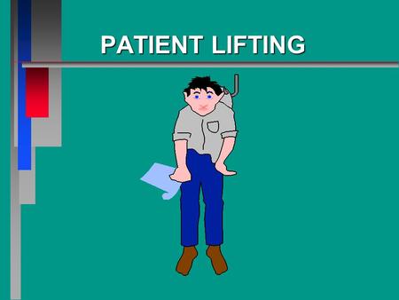 PATIENTLIFTING PATIENT LIFTING. OBJECTIVE n Identify the procedures for safely lifting a patient.