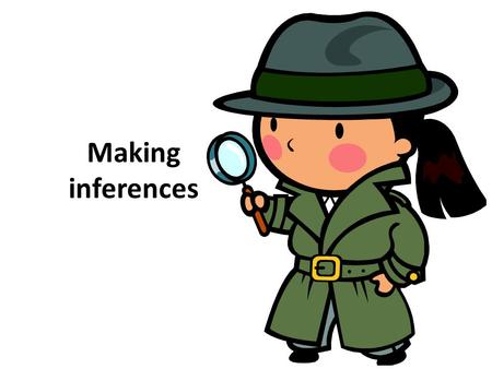 Making inferences. Making inferences means to read between the lines i.e. you can tell what the source is not saying Questions can look like this: What.
