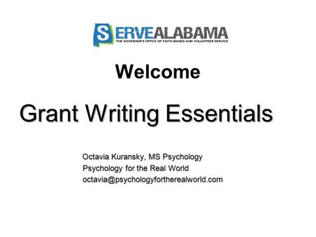 Grant Writing Essentials