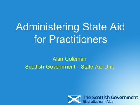 Administering State Aid for Practitioners