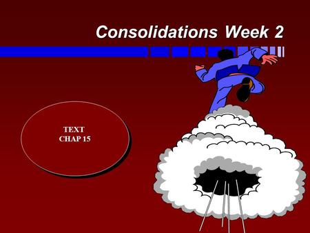 Consolidations Week 2 TEXT CHAP 15 TEXT CHAP 15. Carrying amount of acquisition nSo far it has been assumed that the subsidiary’s net assets.