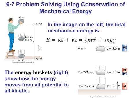 6-7 Problem Solving Using Conservation of Mechanical Energy