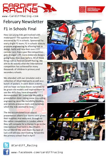 @Cardiff_Racing   How can young kids get involved with motorsport? This question has been answered by.