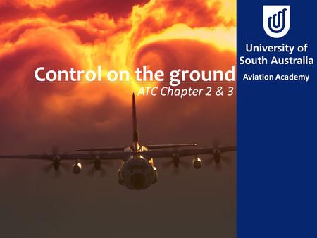 Control on the ground ATC Chapter 2 & 3.
