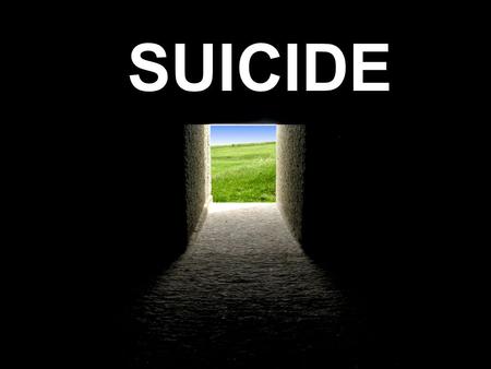 SUICIDE. Mortido Freud says that all people have a “death wish” or mortido Mortido can show itself in: –Smoking –Drinking –Drug use –Sexual promiscuity.
