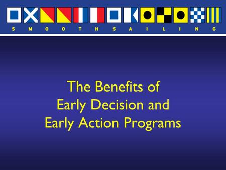 The Benefits of Early Decision and Early Action Programs.