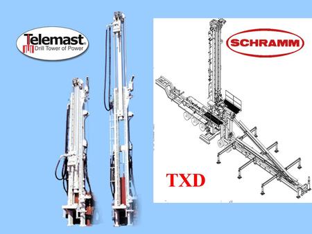Xxxxxxxxxx TXD. TXD Design Goals Alternative to a “Big-Rig” Shallow oil/gas and CBM applications Handle range 3 casing Quick and easy set-up and breakdown.