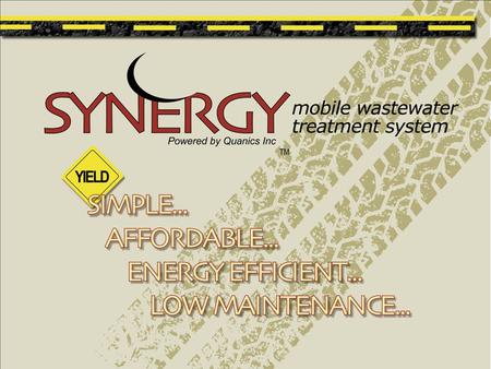 The SYNERGY system from Quanics Inc. is a revolutionary new above-ground advanced treatment system platform. The self-contained system combines the benefits.