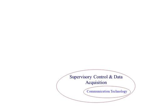 Supervisory Control & Data Acquisition Communication Technology.